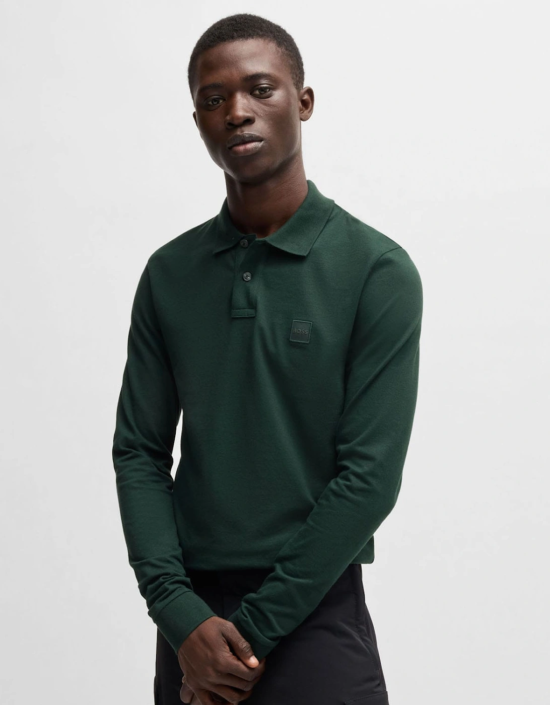 Passerby Long Sleeve Polo Shirt, 6 of 5