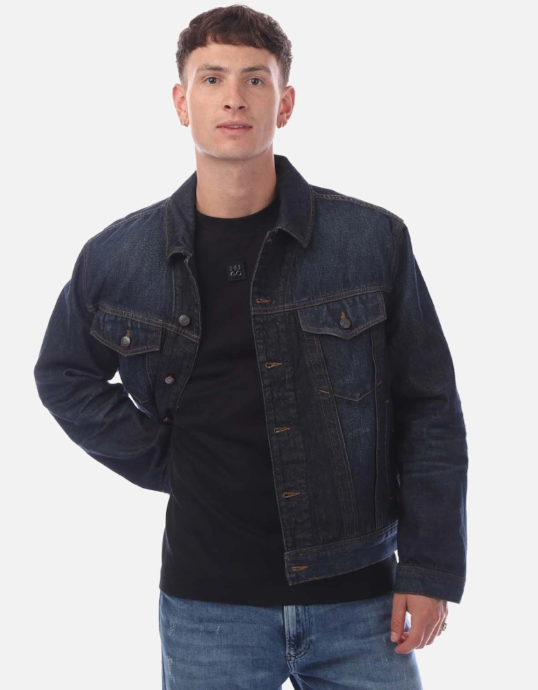 Adjustable Hem Denim Jacket