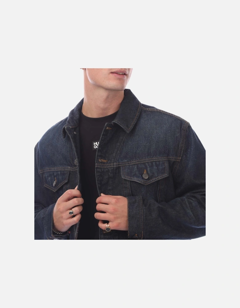 Adjustable Hem Denim Jacket