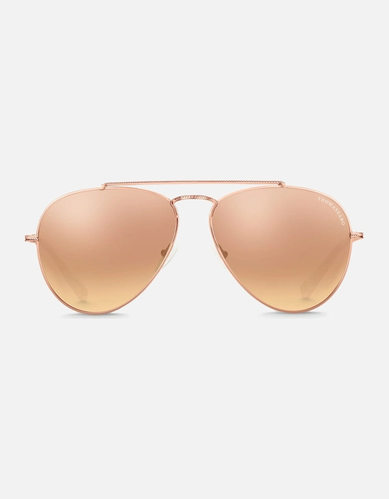 Harrison Pilot Mirrored Sunglasses