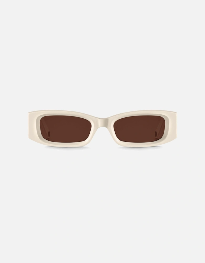 Kim Slim Rectangular Sunglasses