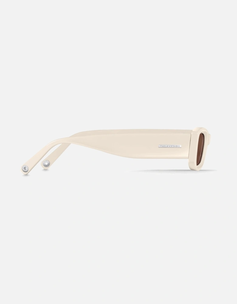 Kim Slim Rectangular Sunglasses