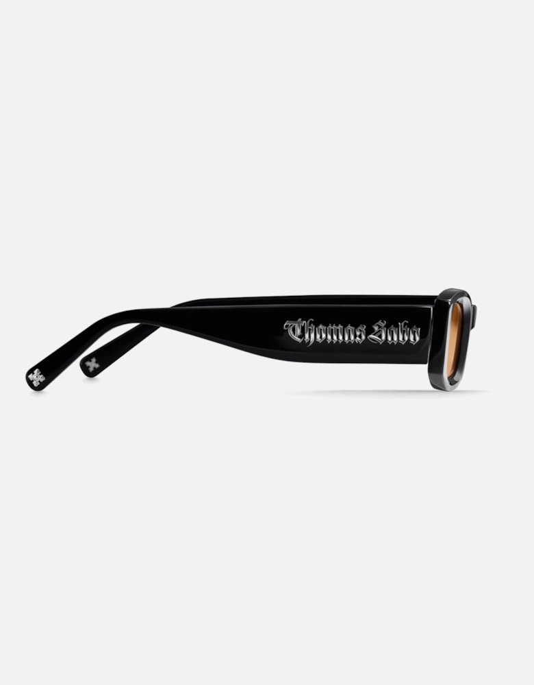 Kim Slim Rectangular Sunglasses