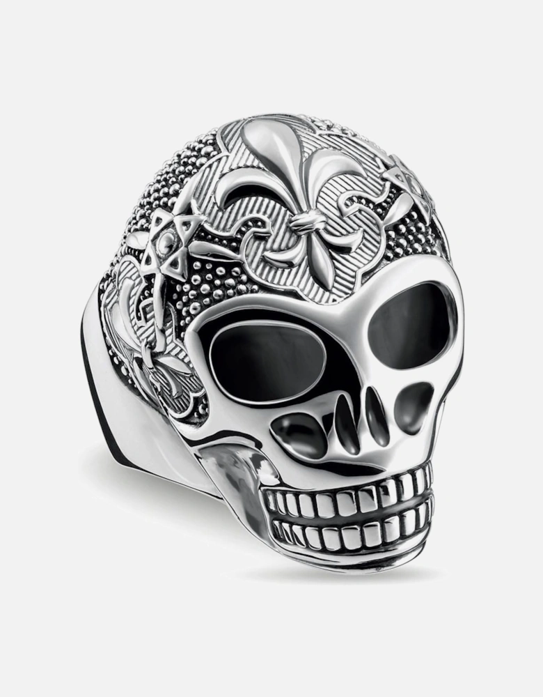 Lily Skull Ring
