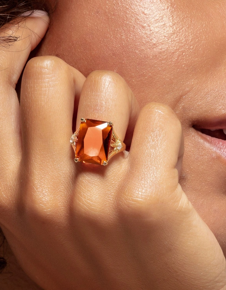Gold Ring with Large Stone