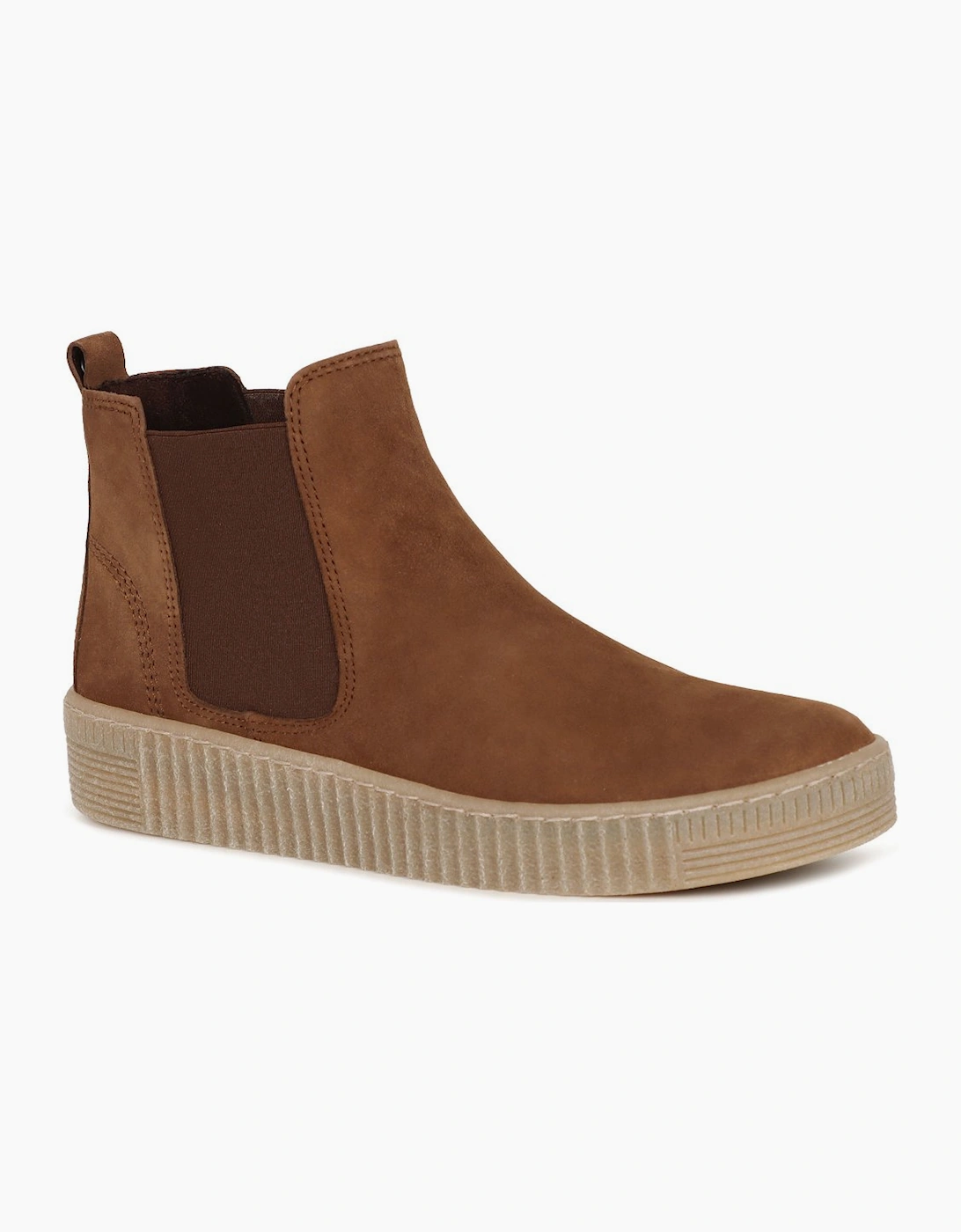 Gabor Women's Brown Lourdes Chelsea Boots - Size: 7
