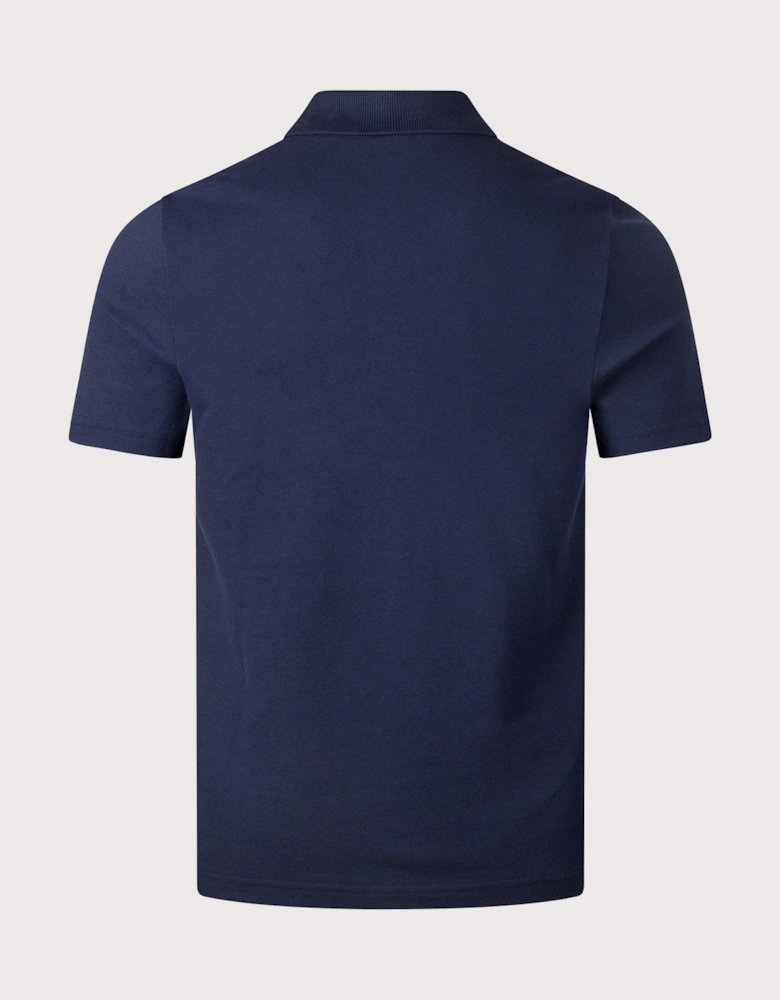 Colourblock Piqué Polo Shirt