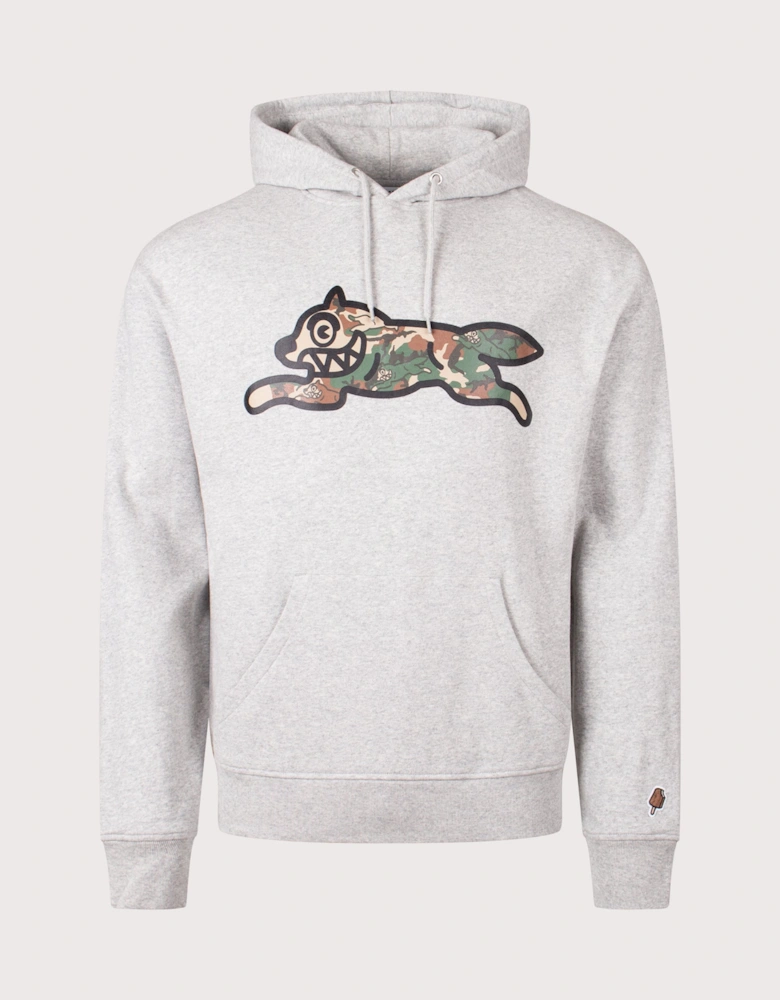 Woodland Camo Running Dog Hoodie