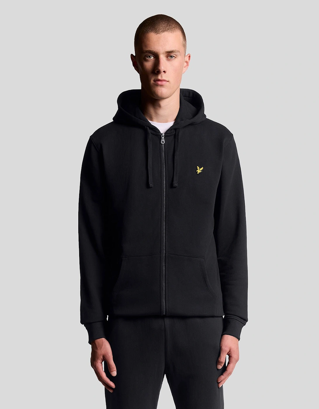 Loopback Cotton Full Zip Hoodie, 7 of 6