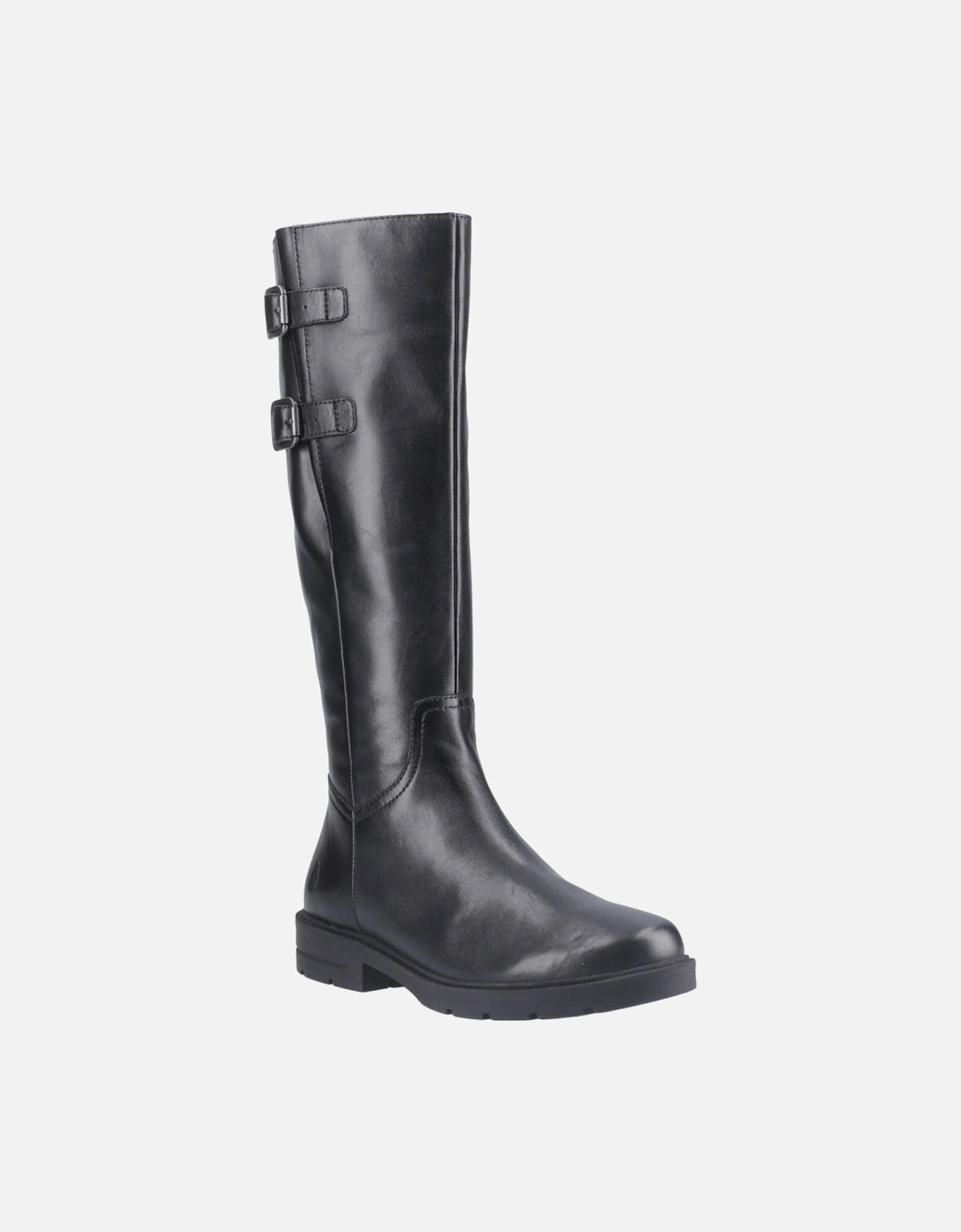 Tallulah Leather Women's Black Boots, 6 of 5
