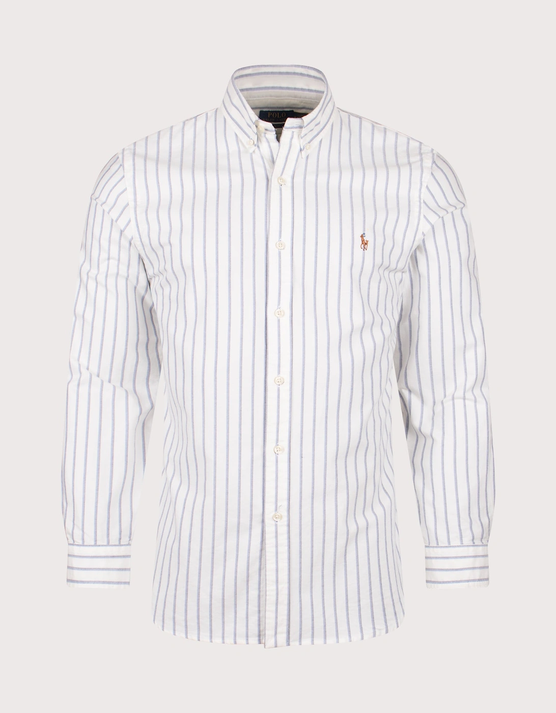 Slim Fit Striped Oxford Shirt, 4 of 3