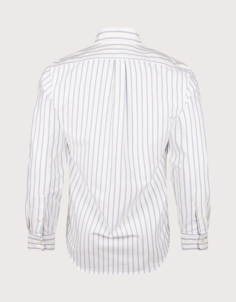 Slim Fit Striped Oxford Shirt