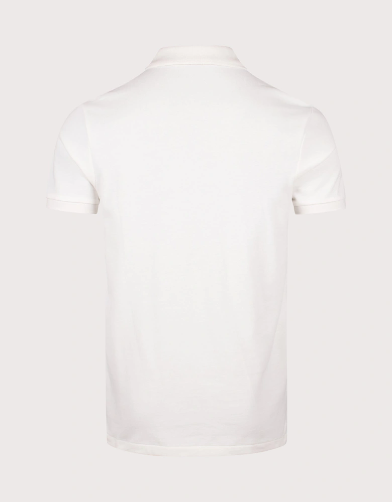 Custom Slim Fit Mesh Polo Shirt