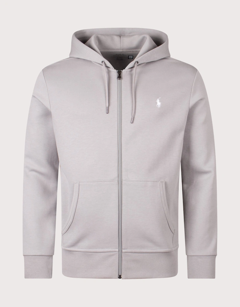 Zip Through Double Knit Hoodie