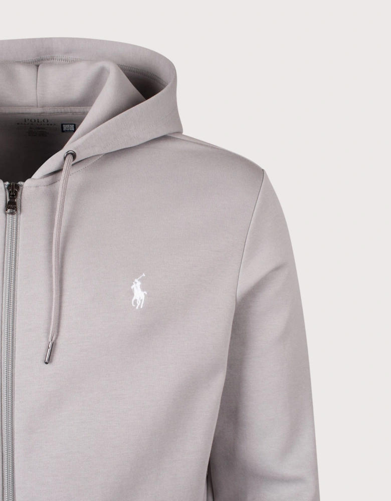 Zip Through Double Knit Hoodie