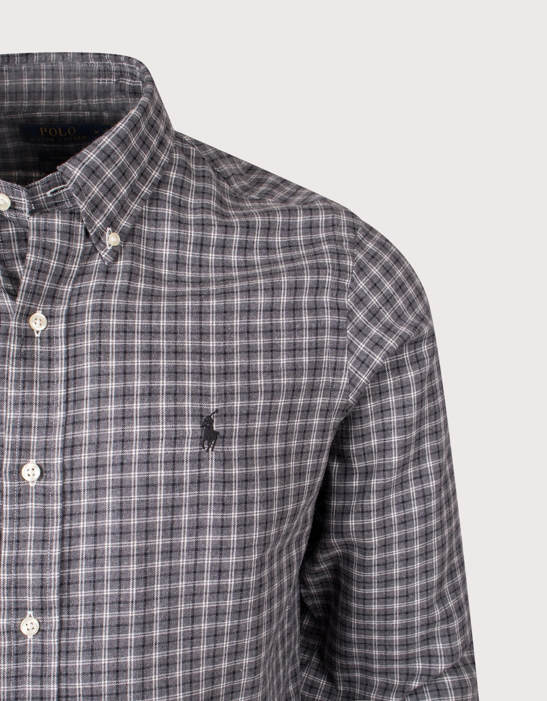 Custom Fit Plaid Twill Shirt