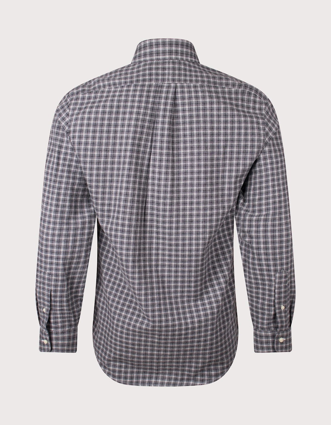 Custom Fit Plaid Twill Shirt