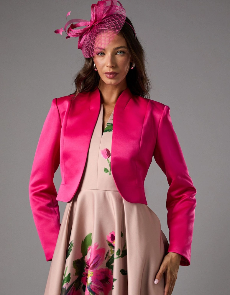 Crop Satin Jacket