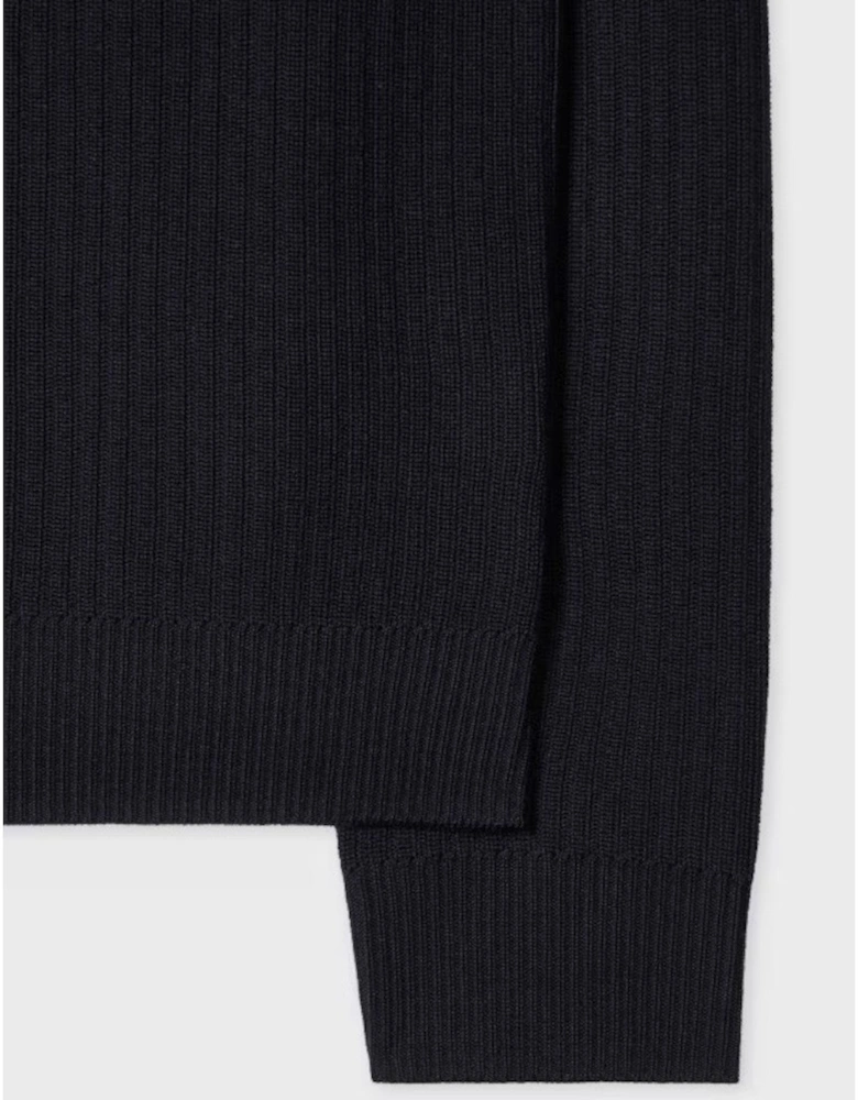 Navy Half Zip Sweater 49 DK NAVY