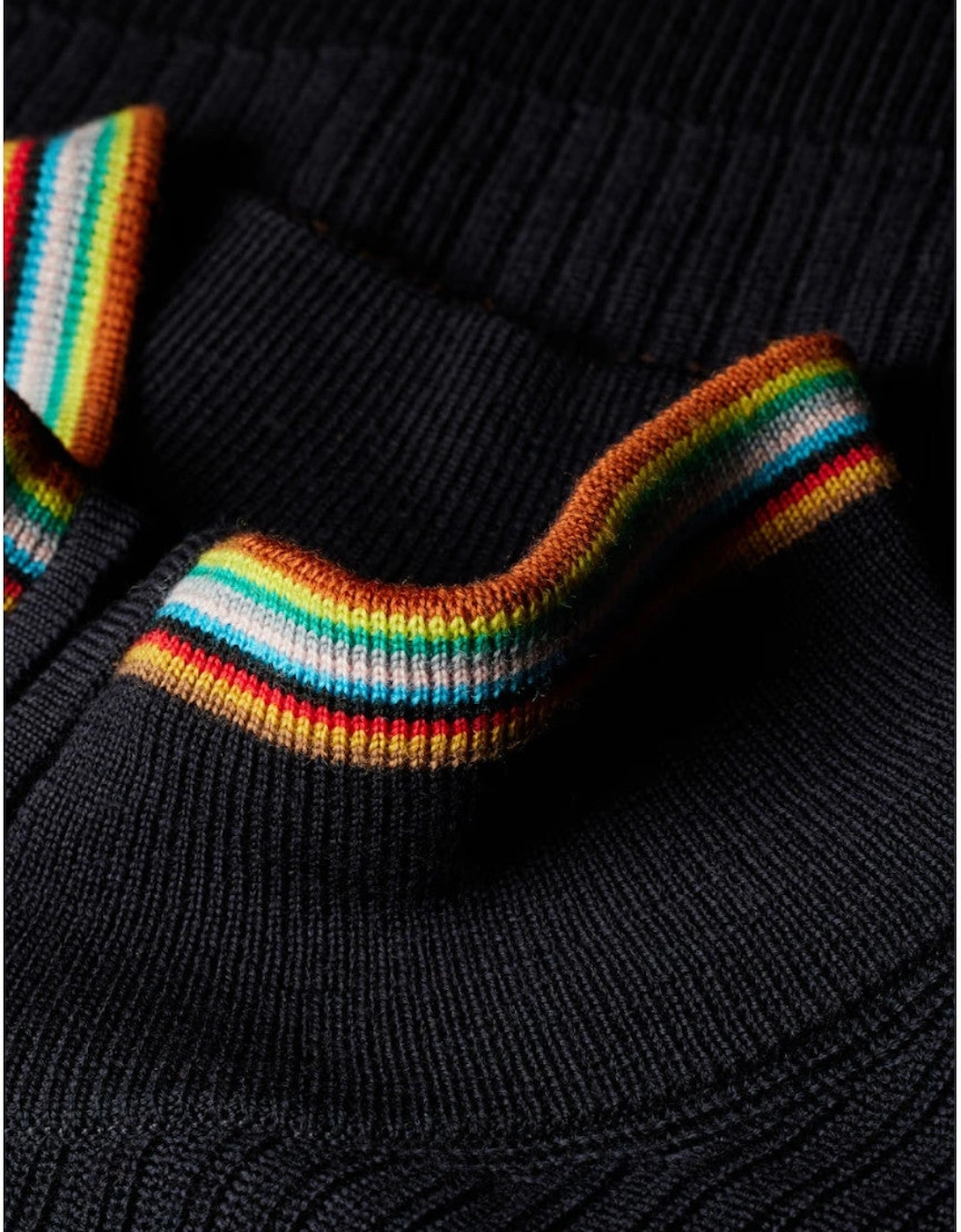Navy Half Zip Sweater 49 DK NAVY