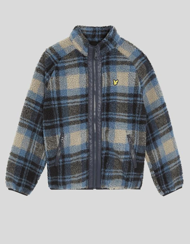 Jacquard Sherpa Fleece Jacket