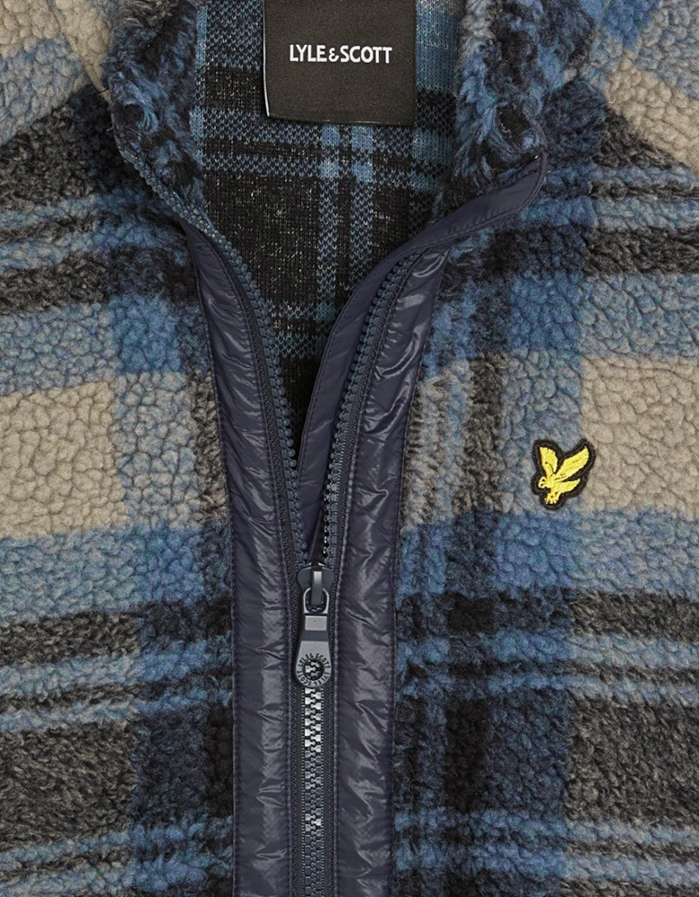 Jacquard Sherpa Fleece Jacket