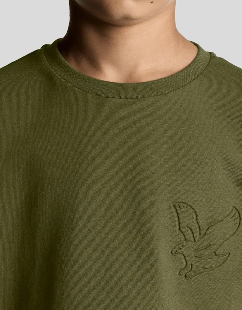 Embossed Eagle  T-Shirt