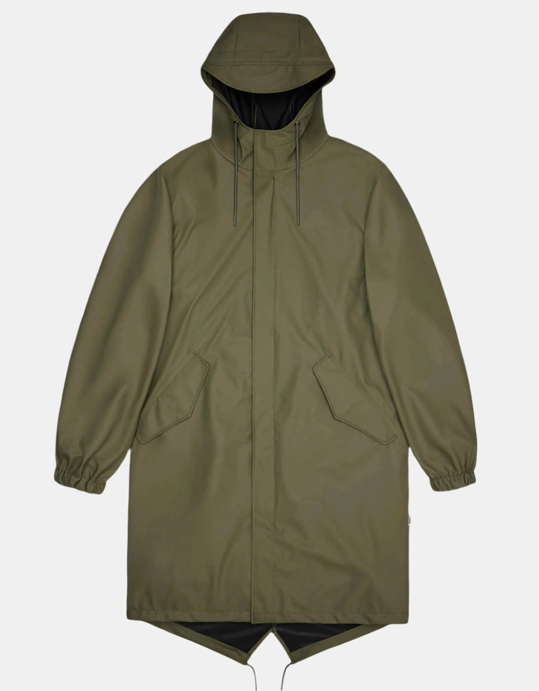 Women's Rains Unisex Fishtail Parka - 134 Marsh - Tan - Size: 14