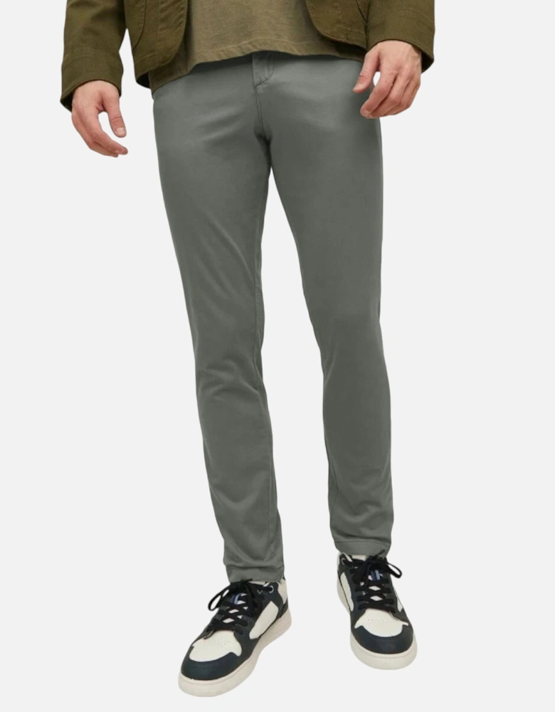 Mens Chino Trousers Slim Fit Pants