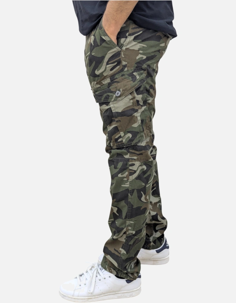 Mens Cargo Trousers Camouflage Combat Pants
