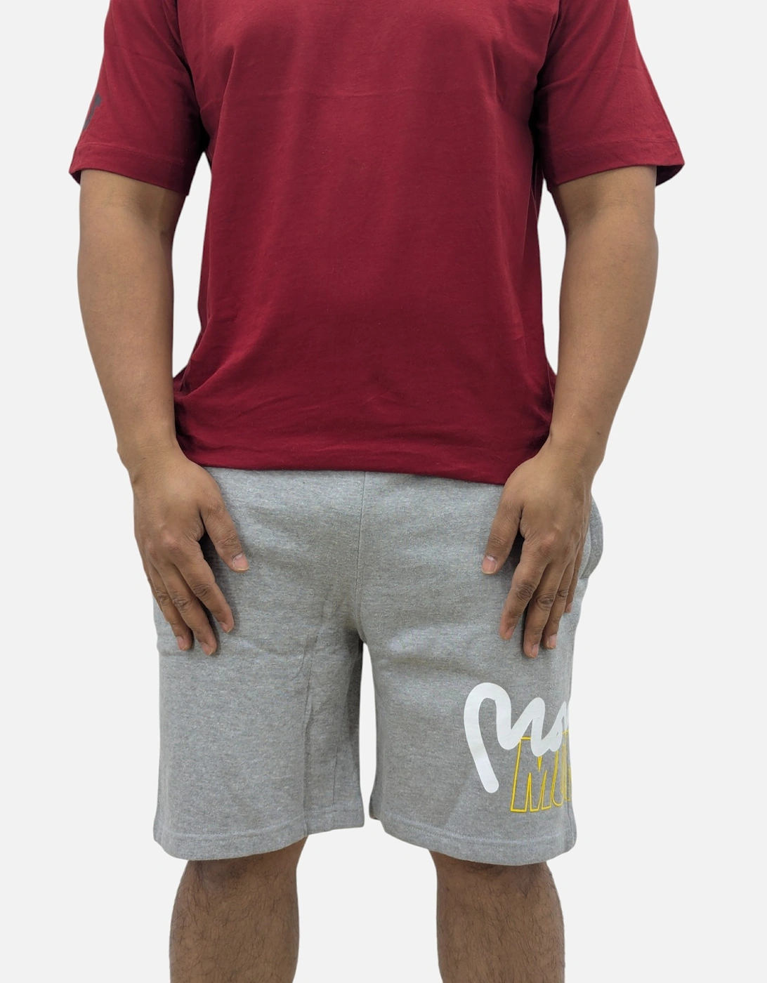Mens Grey/Marl Shorts, 7 of 6
