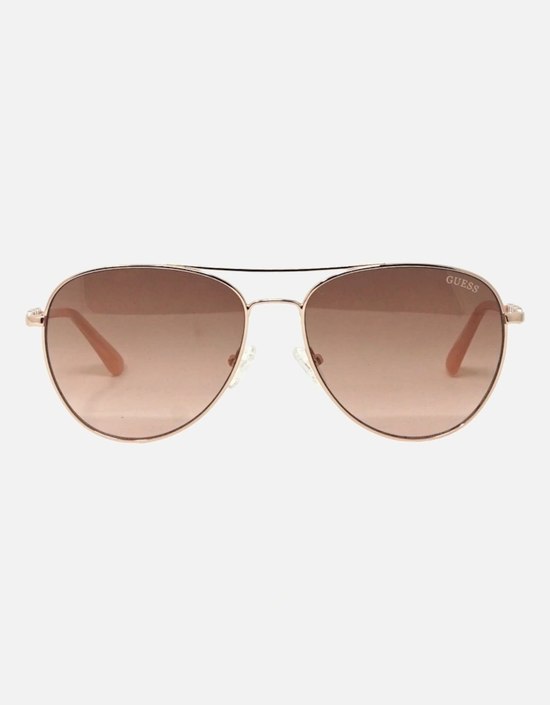 Metal Rose Gold Sunglasses