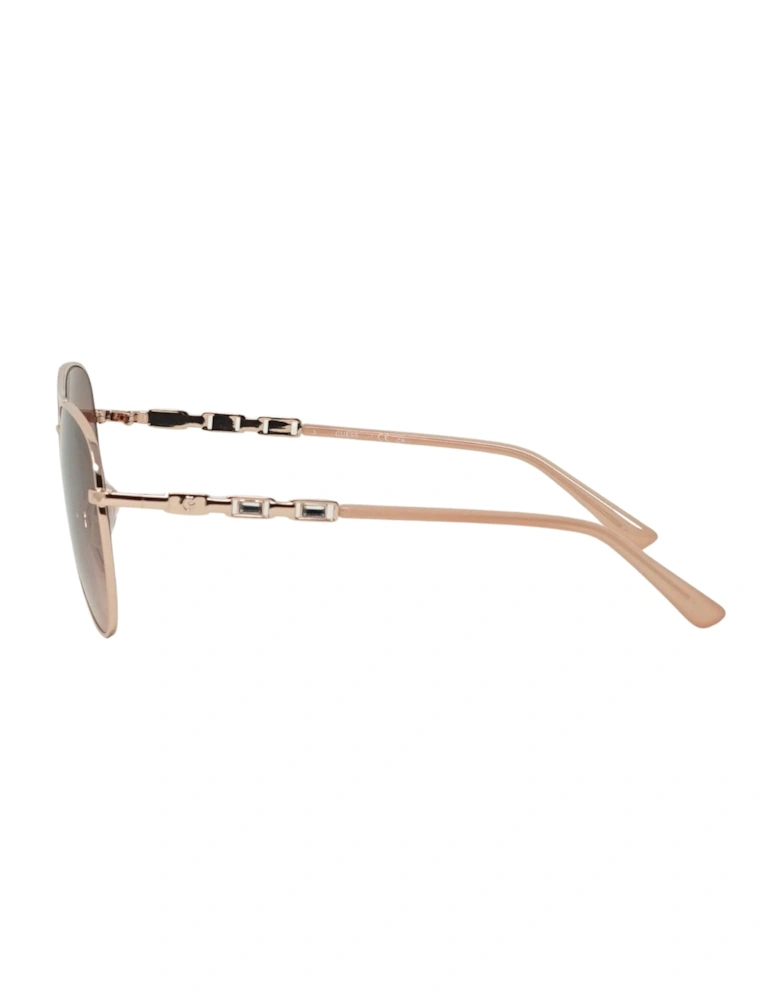 Metal Rose Gold Sunglasses