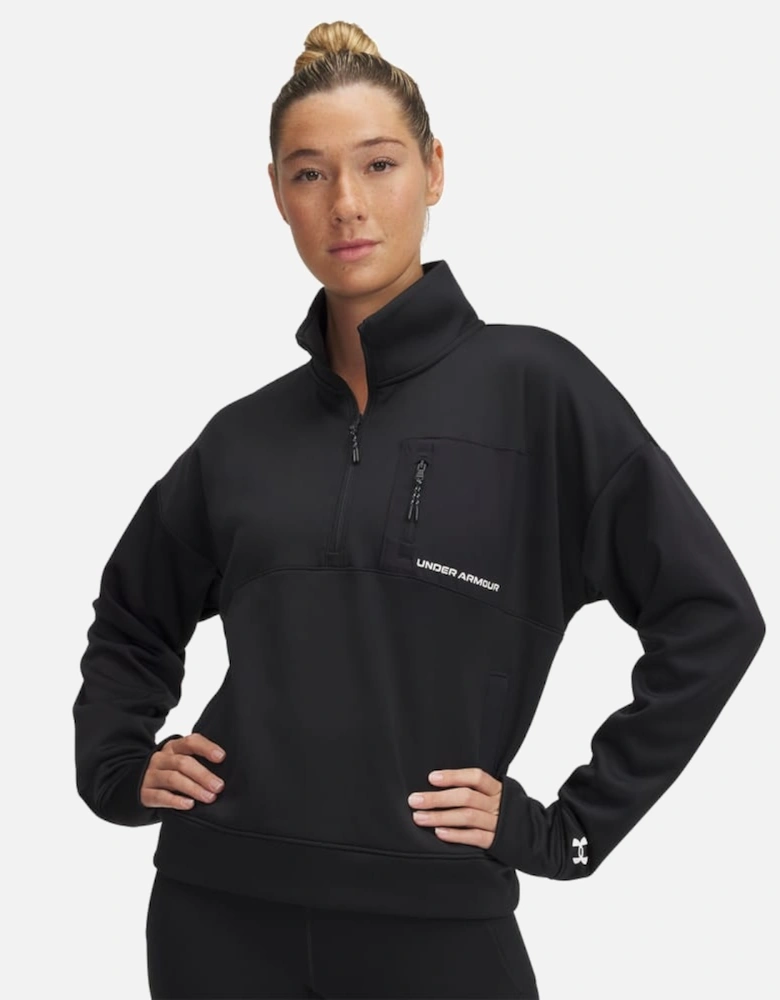 Armour Woven Fleece Half-Zip Top