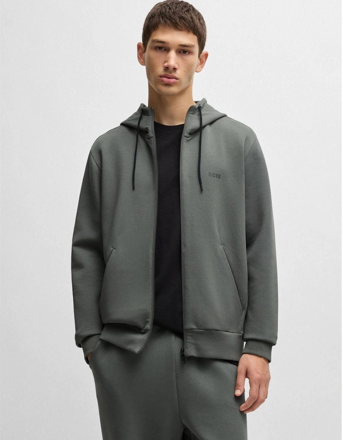 Saggy Zip-Up Hoodie