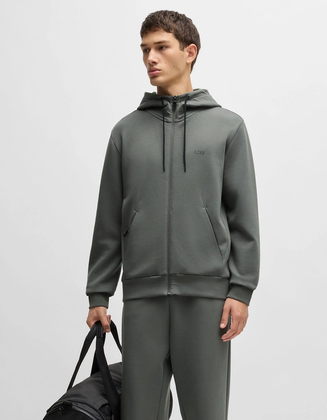 Saggy Zip-Up Hoodie