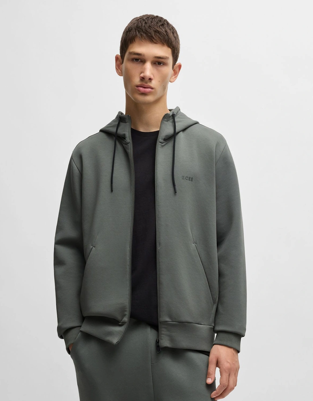 Saggy Zip-Up Hoodie