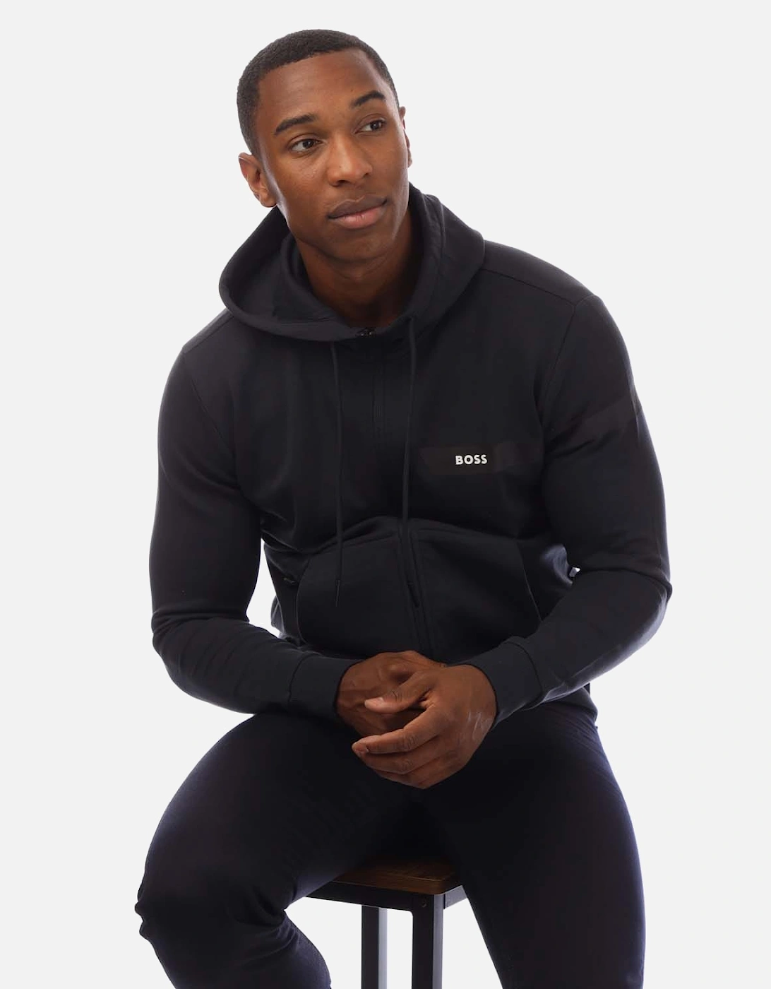 Mens Saggy Zip Hoodie