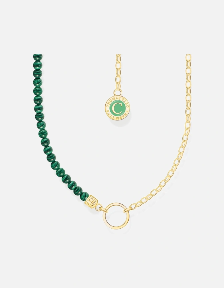 Charm Necklace with Beads