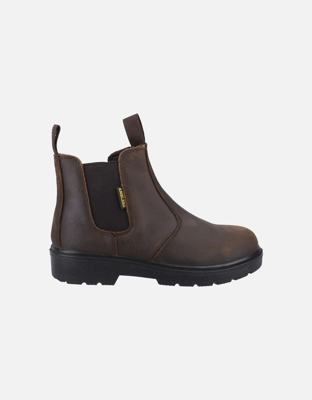 FS128 Men's Brown Safety Boots - UK 10.5