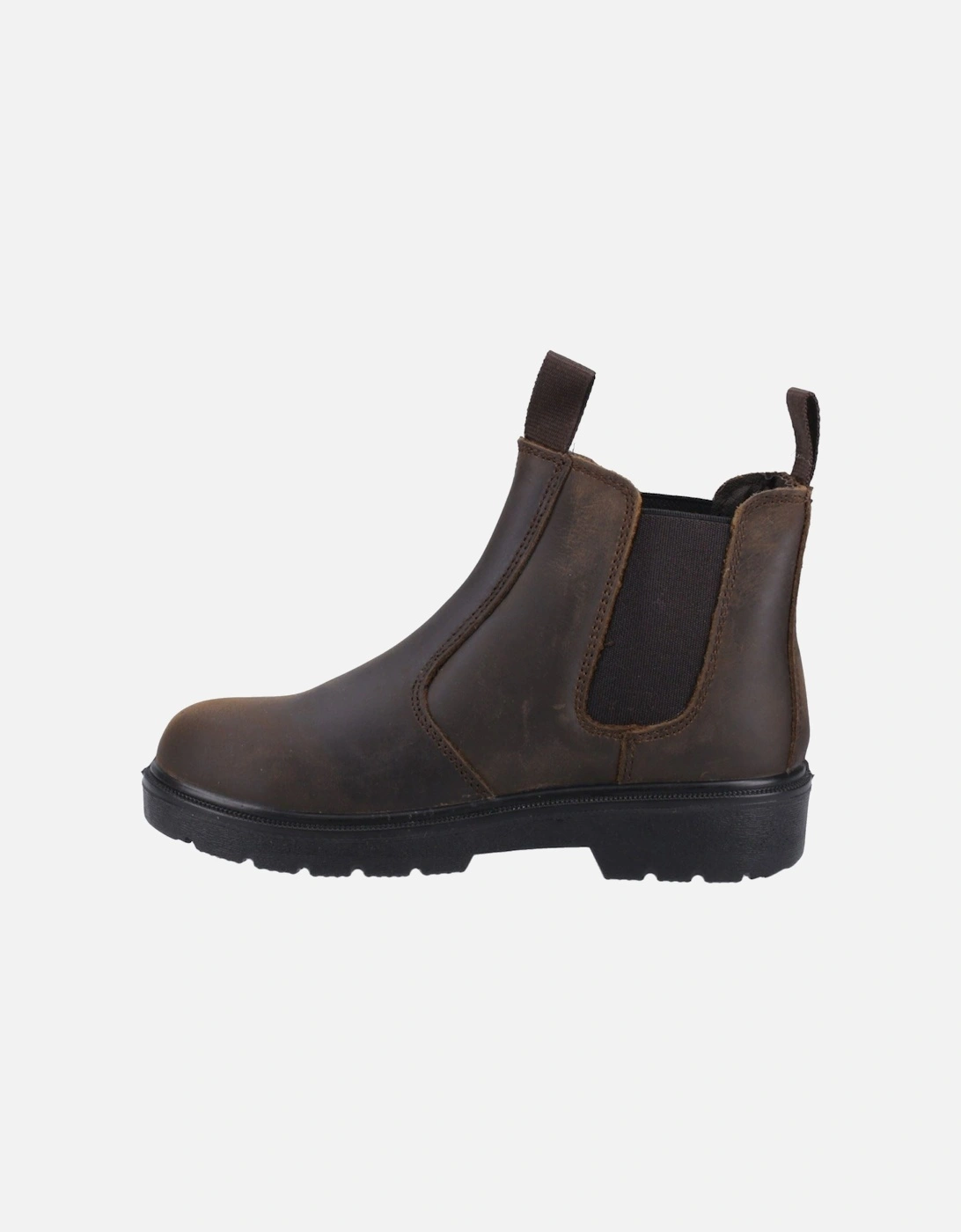 FS128 Men's Brown Safety Boots - UK 10.5