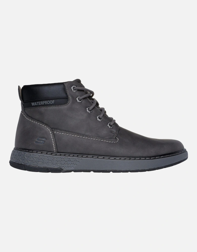 Garlan Deno Polyurethane Men's Charcoal Ankle Boots
