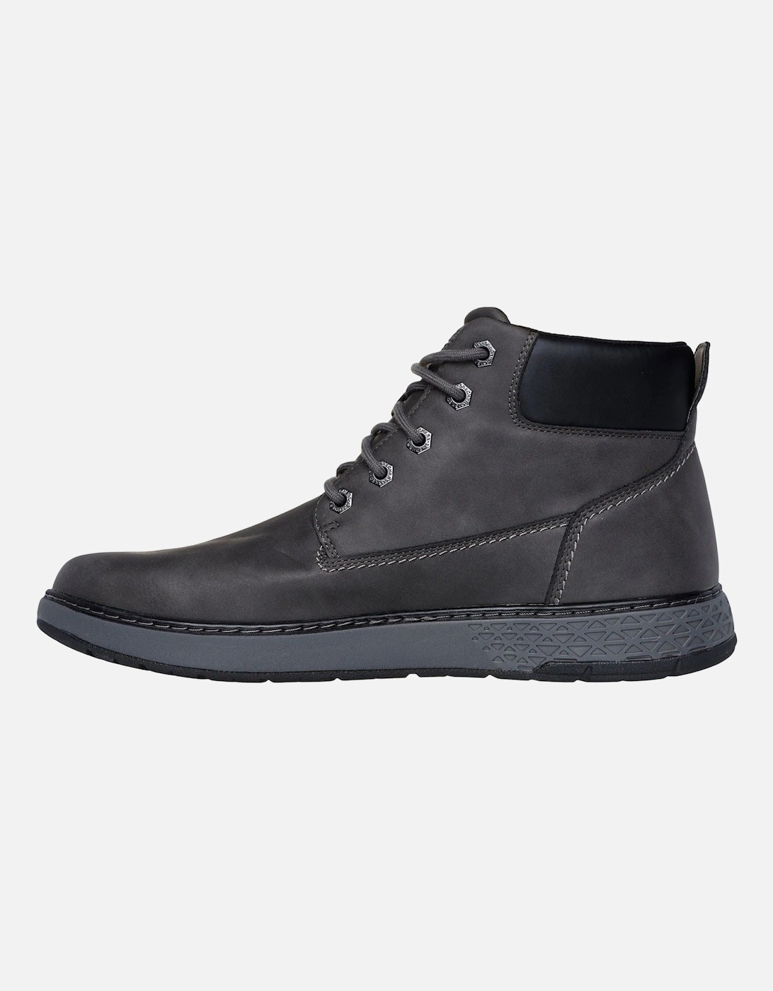 Garlan Deno Polyurethane Men's Charcoal Ankle Boots