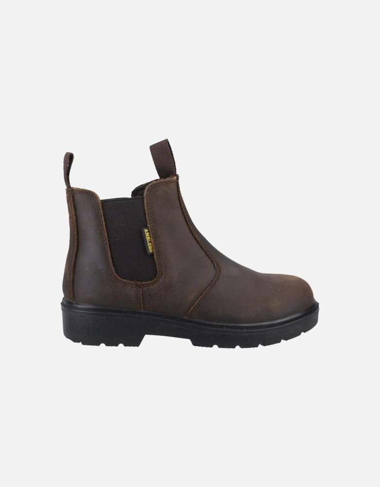FS128 Men's Brown Safety Boots - UK 10.5
