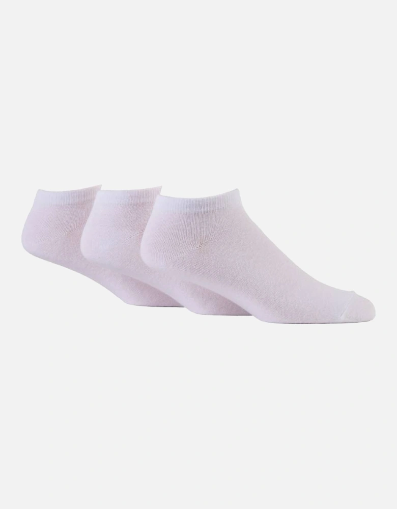 WildFeet Men's 3-Pack Trainer Socks White