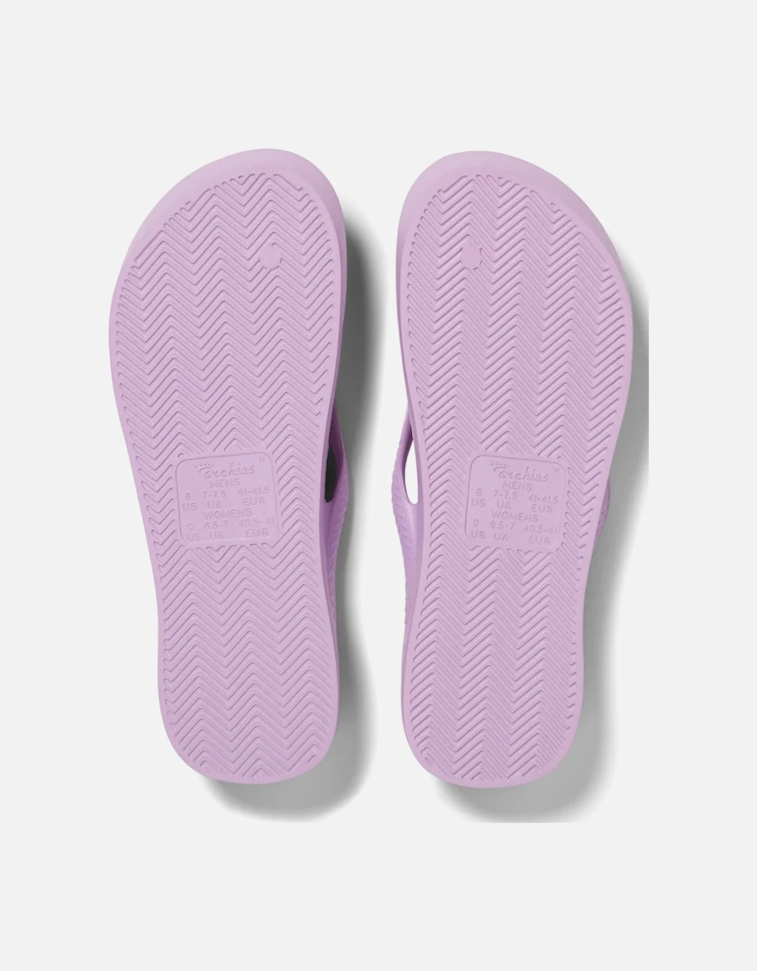 Footwear Women's Arch Support Flip Flops Lilac