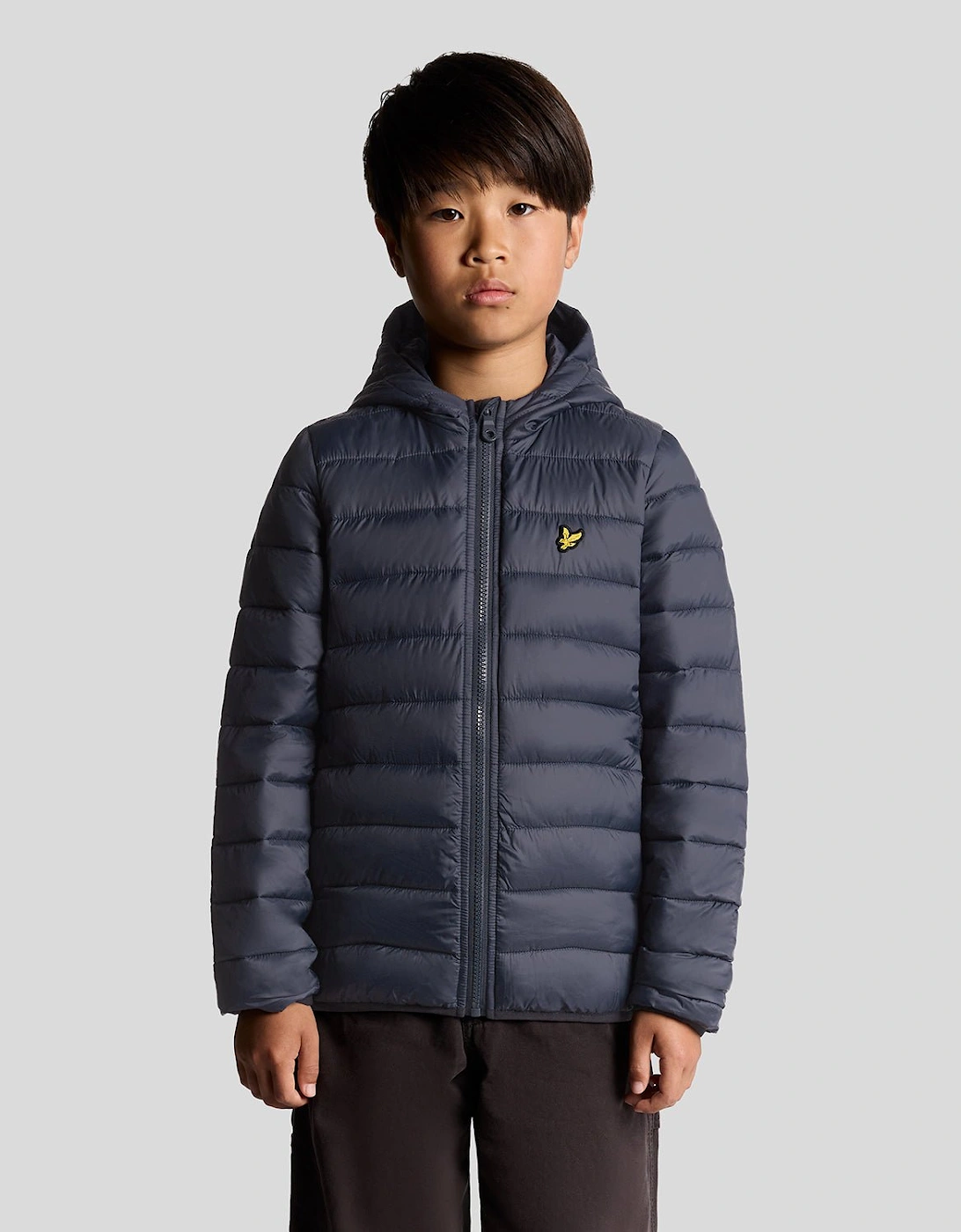 Lyle And Scott Boy's Lightweight Padded Jacket - Navy - Size: 9/10 y