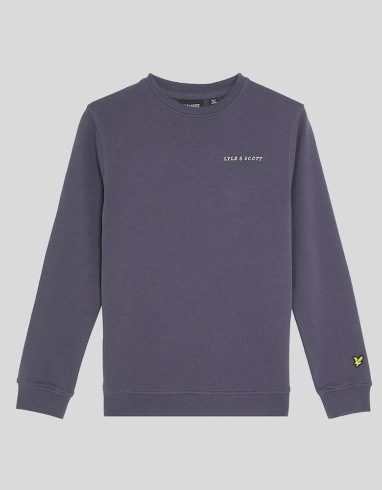 Script Crew Neck Sweatshirt