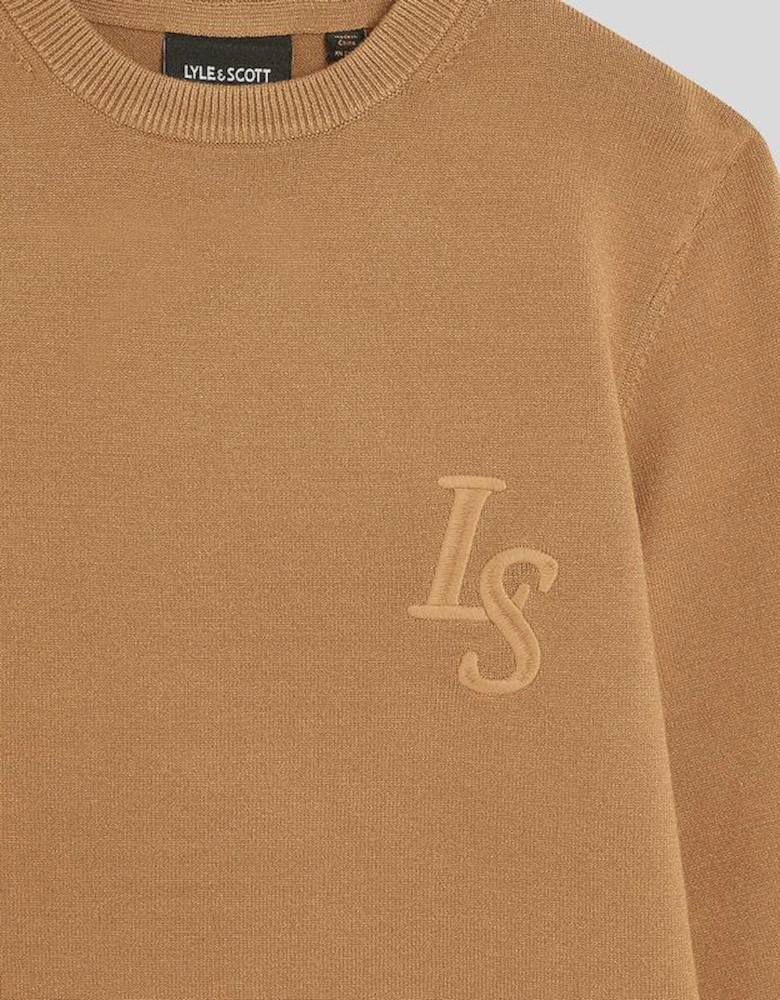 L&S Monogram Crew Neck Jumper