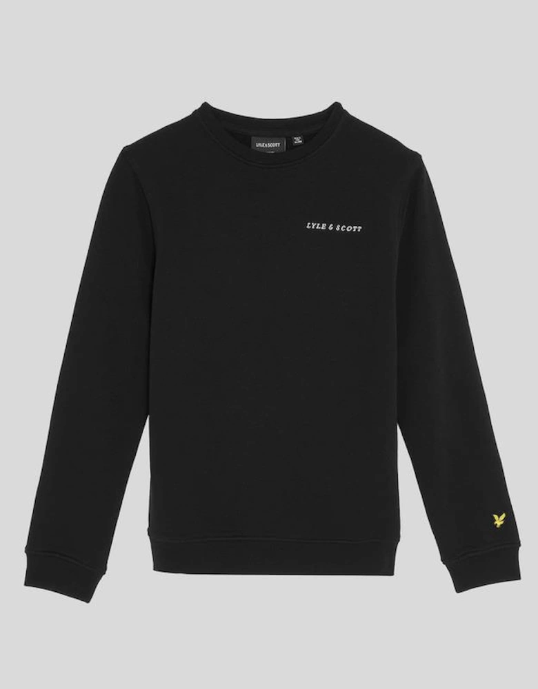 Script Crew Neck Sweatshirt